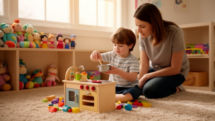 Pretend play performance across support levels in autistic children: a mixed methods study