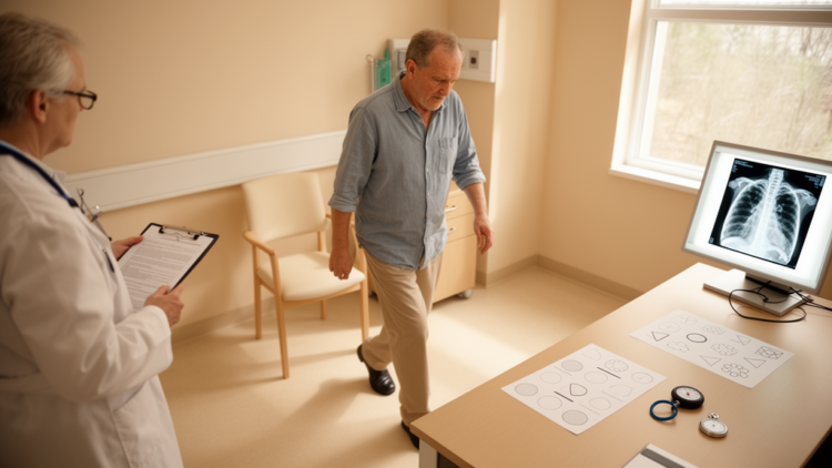 Physical activity patterns track with thinking and memory problems in newly diagnosed lung cancer patients