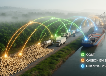 Risk-Averse Optimization Model Maps Cost, Carbon and Financial Risk in Thailand’s Biomass Pellet Supply Chain