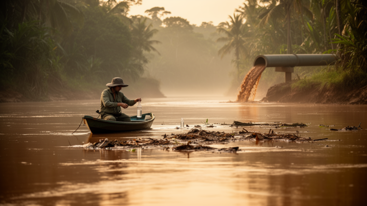 Amazon Rivers Reveal Abundant Antibiotic Efflux Pump Genes Near Polluted Sites
