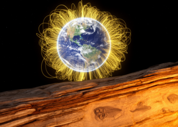 Earth’s magnetic field flipped rapidly across a mass extinction about 261 million years ago