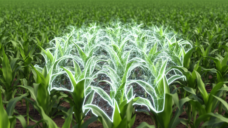 Hybrid swarm algorithm sharpens green segmentation of field maize seedling images