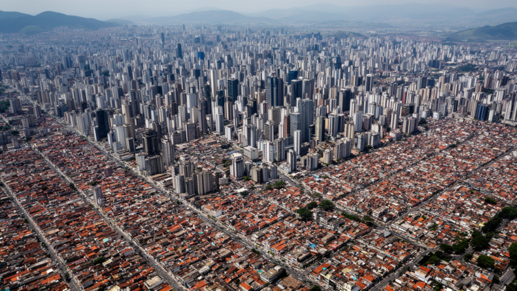 Urban form may encode segregation, entropy study of São Paulo suggests