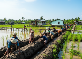 Beyond stuck or staying: the many ways people choose to remain on a sinking delta island