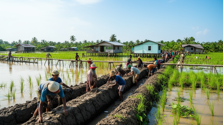 Beyond stuck or staying: the many ways people choose to remain on a sinking delta island