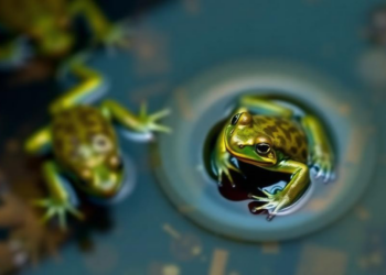 Water outweighs food as microplastic source for bullfrog tadpoles