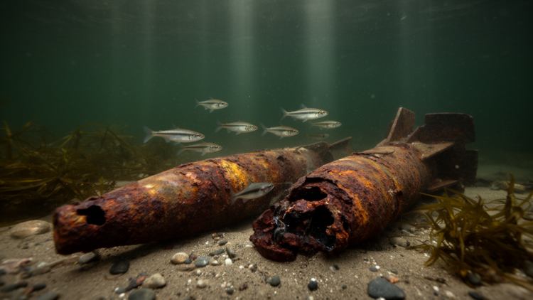 Sticklebacks Fail to Avoid TNT Leaking From Sunken Munitions