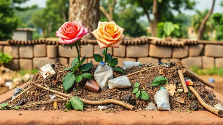 Rural waste segregation rose across phases of a village material recovery facility