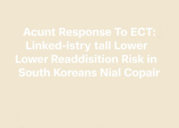 Acute Response to ECT Linked to Lower Readmission Risk in South Korean Cohort