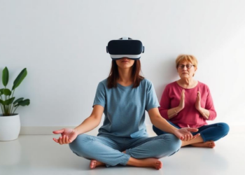 VR Meditation Linked to Lower Anxiety and Depressive Symptoms in Middle-Aged and Older Adults