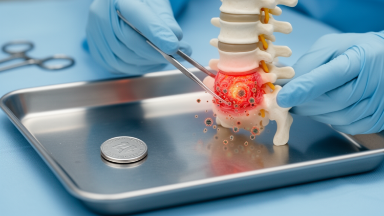 Delayed spinal infection can follow button battery removal in children