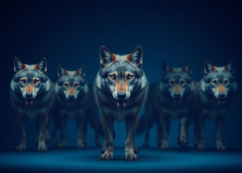 Wolf-pack algorithm with multiple leaders flags deceptive statements in executive background checks