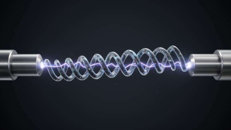 Single Molecule Spins Like Archimedes’ Screw When Driven by Electric Current