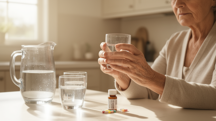 Higher Daily Liquid Intake Linked to Lower Post-Stroke Depression and Anxiety Risk in Estazolam Users