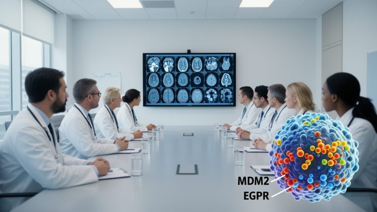 Global tumor board maps investigational options for glioblastoma with MDM2 and EGFR amplifications