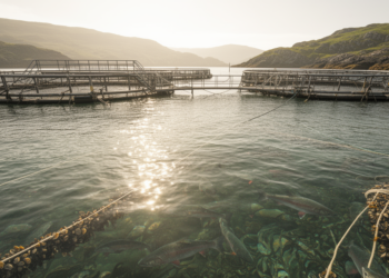 Marine heatwaves are intensifying unevenly at Scottish fish and shellfish farms