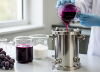 High Pressure Turns Grape By-Product Polyphenols Into Starch Reshaping Tools