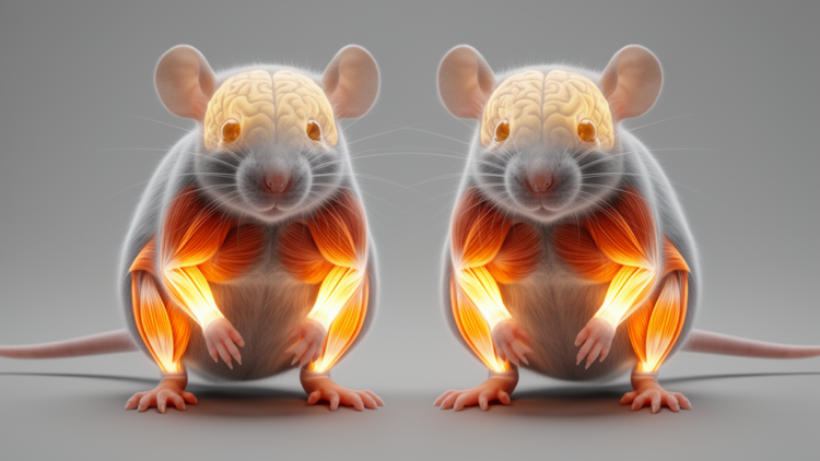 Alzheimer’s Mouse Model Shows Sex-Specific Muscle Fatigue Changes Before Cognitive Decline