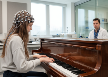 Musical training associated with earlier prediction in sequence learning