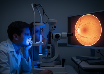 Exploratory OCTA study probes macular vessel density in lens dislocation