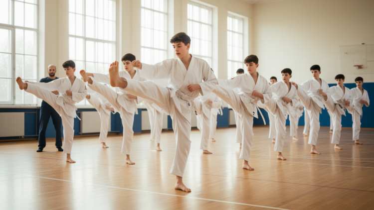 School Martial Arts Program Boosts Fitness, Brain Skills and Resilience in Teen Boys