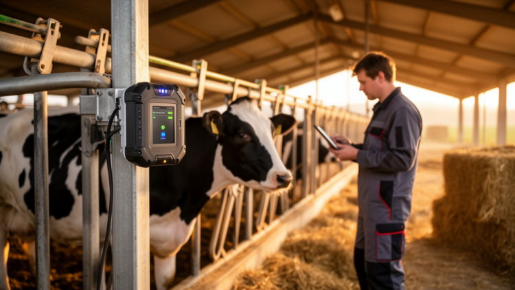 Federated Edge AI Keeps Dairy Cow Health Data on the Farm While Predicting Disease