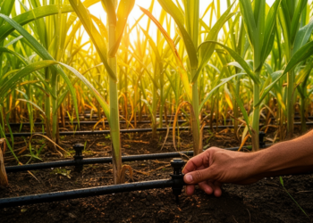 Pulsed Drip Irrigation and Moderate Nitrogen Boost Photosynthesis in Sugarcane