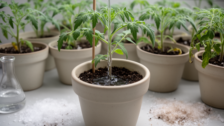 Sodium silicate improves salt-stressed tomato growth and ion balance in plant study