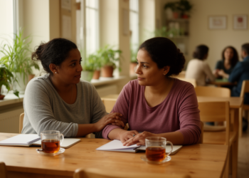 Refugee Peer Helpers Turn Lived Experience Into Support for Fellow Refugees