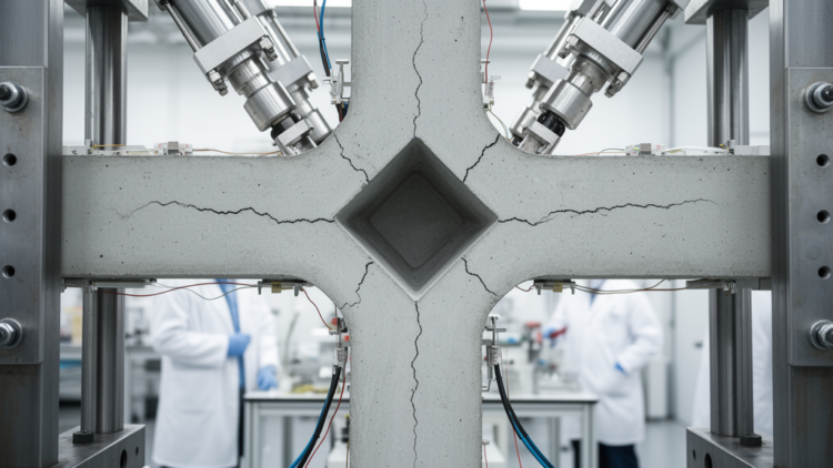 Diamond-shaped metakaolin concrete joints boost prefabricated beam strength in lab tests