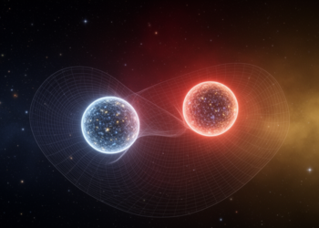 Two atoms, three spacetimes: when cosmic expansion, acceleration and heat tell the same story