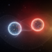 Two atoms, three spacetimes: when cosmic expansion, acceleration and heat tell the same story