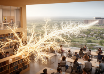 Fractal systems model links higher education design to far transfer