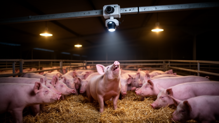 AI Spots Which Pig Is Coughing in Crowded Pens, Even at Night