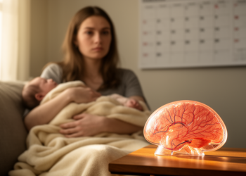 Postpartum brain bleed risk lingers far beyond the six-week mark