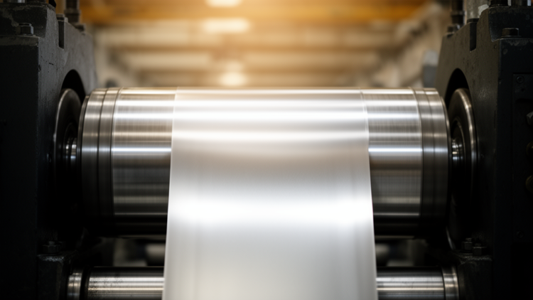 Barrel-shaped rolls bring ultra-thin metal foils closer to perfect uniformity