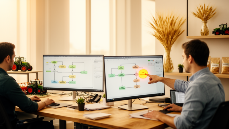 Process Mining Reveals Hidden Delays in Farm Software Development