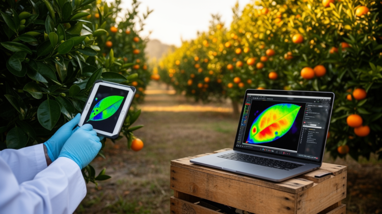 Multimodal AI Reads Leaves Three Ways to Catch Hidden Citrus Greening Infection