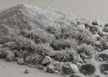 Industrial Waste Cement Blend Locks Away CO2 and Rebuilds Its Own Binding Gel