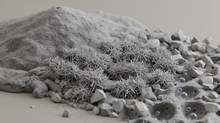 Industrial Waste Cement Blend Locks Away CO2 and Rebuilds Its Own Binding Gel