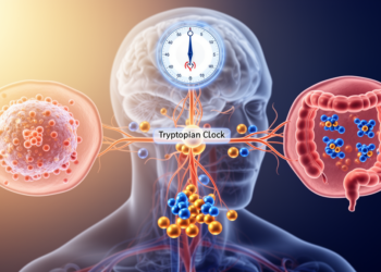 Circadian control of tryptophan metabolism links immunity, brain function and metabolism