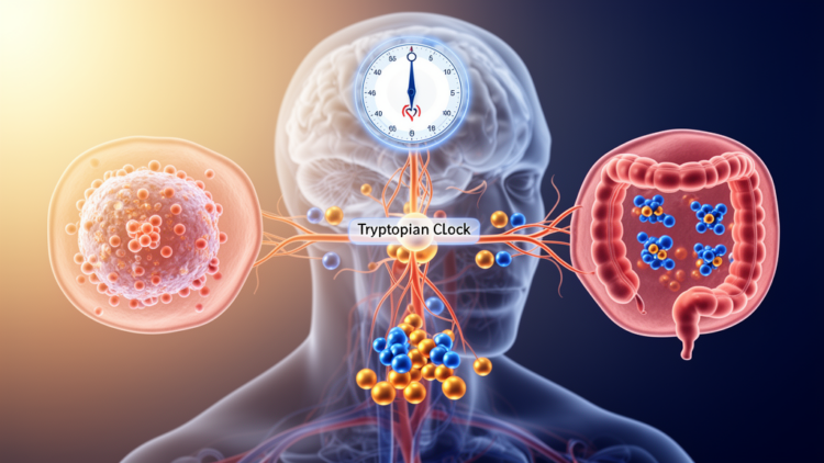 Circadian control of tryptophan metabolism links immunity, brain function and metabolism
