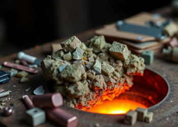 Waste-Derived Coating Ends Stubborn Barite Sticking in Copper Anode Casting