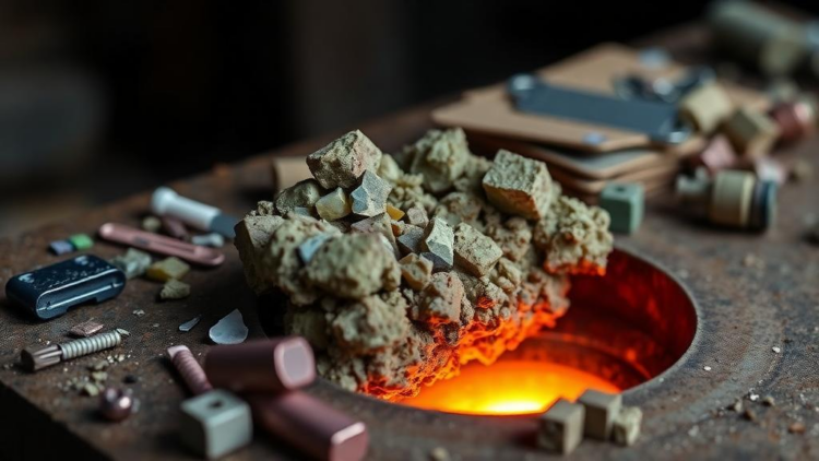 Waste-Derived Coating Ends Stubborn Barite Sticking in Copper Anode Casting