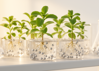 Silver Nanoparticles Boost Stevia Growth and Sweetener Yield in Lab Cultures