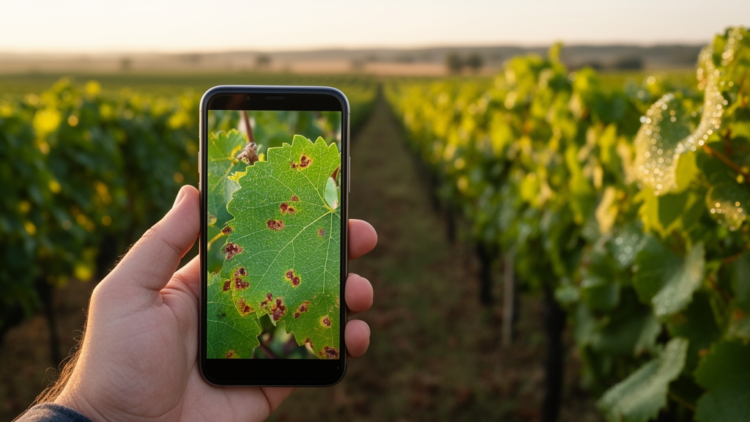 Lightweight AI model spots tiny grape leaf diseases on mobile devices