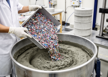 Ground Waste Plastic Replaces River Sand in Concrete, With Measured Strength Trade-Offs