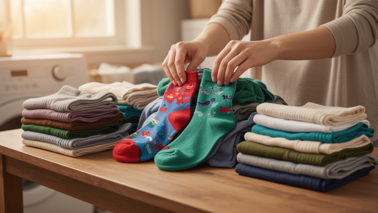 Pairing Odd Socks Preserves Daily Sock Service, Model Shows