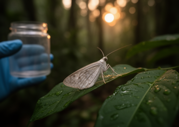 Rare Japanese Moth Turns Up in Cambodia, Redrawing Its Known Range