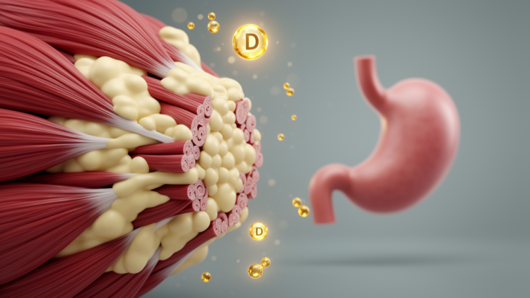 Low Vitamin D After Bariatric Surgery Tracks With Fat-Infiltrated Muscle
